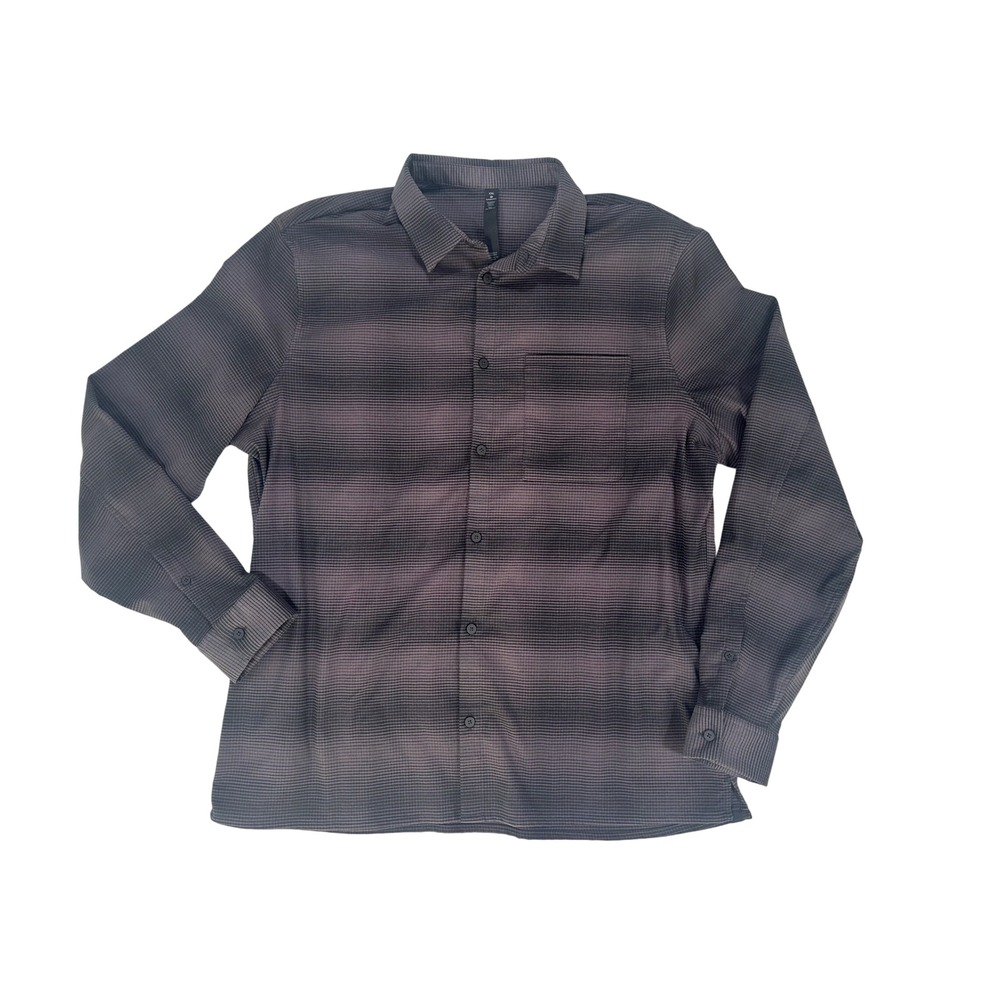 Lululemon‎ Mens XXL Mason Peak Long Sleeve Flannel Shirt